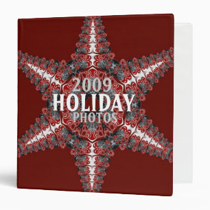 Fractal Star Holiday Binder