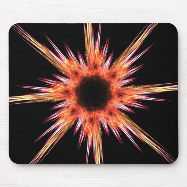 Fractal star mouse pad (Front)