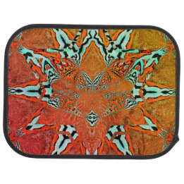 Fractal Star of Future Complexity Car Floor Mat
