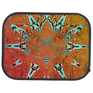 Fractal Star of Future Complexity Car Floor Mat