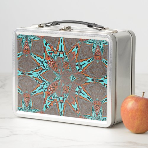 Fractal Star of Future Complexity Metal Lunch Box
