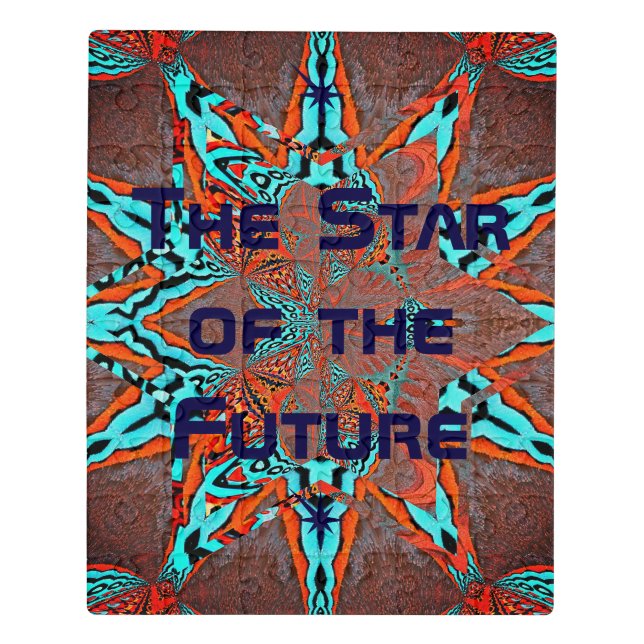 Fractal Star of Future Jigsaw Puzzle (Puzzle Vertical)