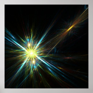 Fractal stars - Poster