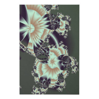 Fractal Steel Magnolias One of Two Faux Canvas Print