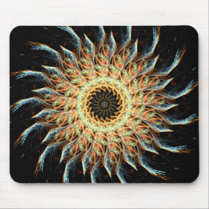 Fractal Sunflower Mousepad