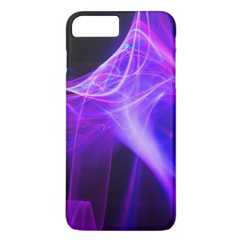 Fractal Swirls In Purple Blue Pink Iphone 8 Plus/7 Plus Case by AiLartworks at Zazzle
