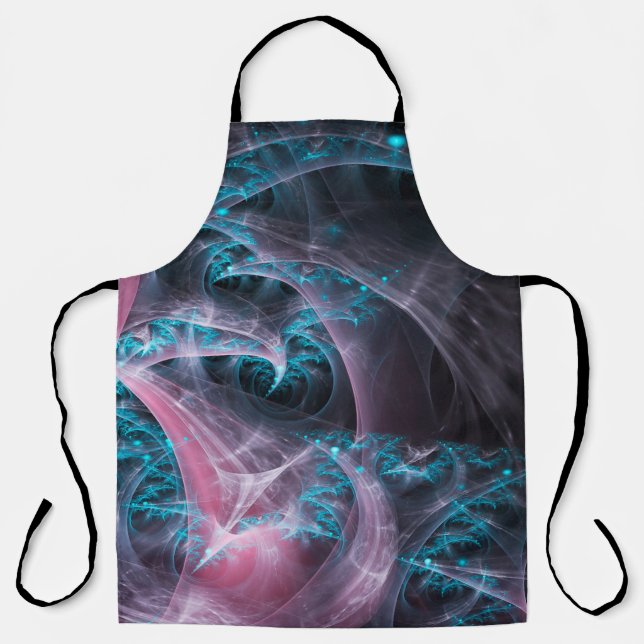 Fractal texture background design apron (Front)