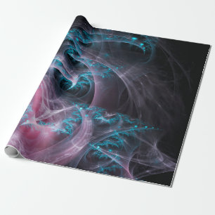Fractal texture background design wrapping paper