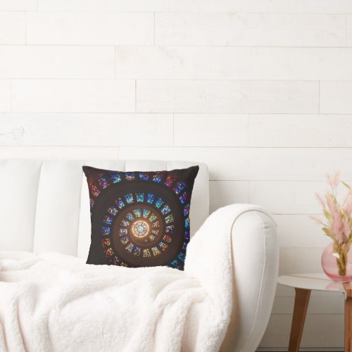 Fractal  throw pillow