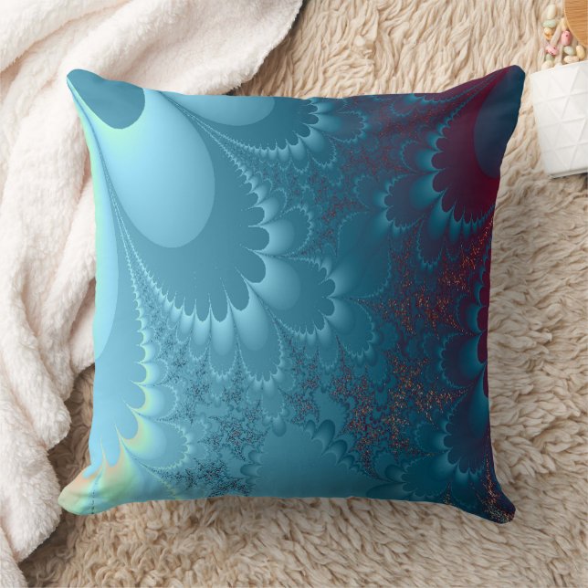 Fractal Throw Pillow (Blanket)