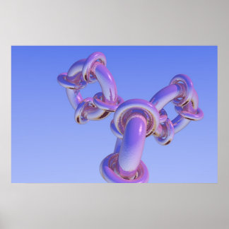 Fractal Torus Progression 2 Poster