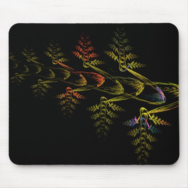 fractal tree mouse pad (Front)