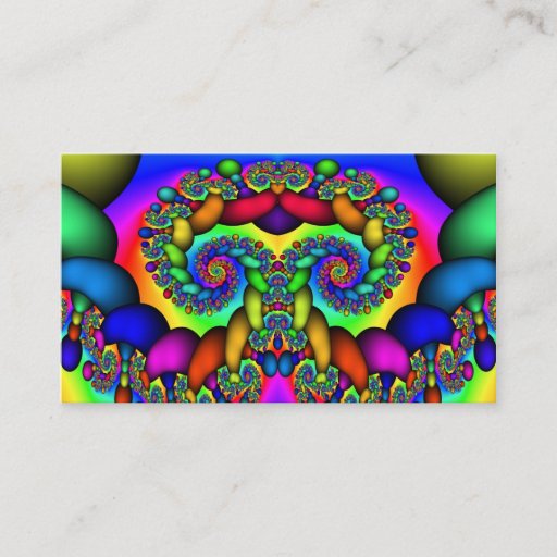 Customizable Fractal Tree of Life Business Card