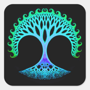 Fractal Tree of Life Inspiration Stickers