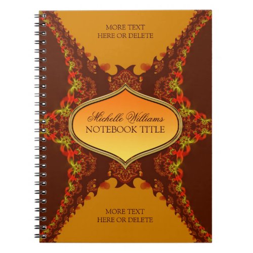 Fractal Tribal Wings Notebook