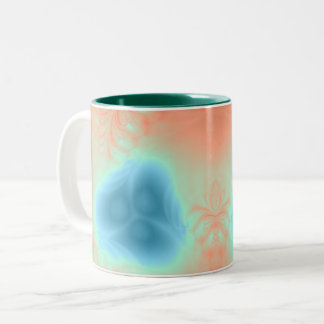 Fractal Two-Tone coffee mug