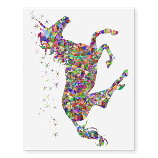 FRACTAL UNICORN TEMPORARY TATTOO