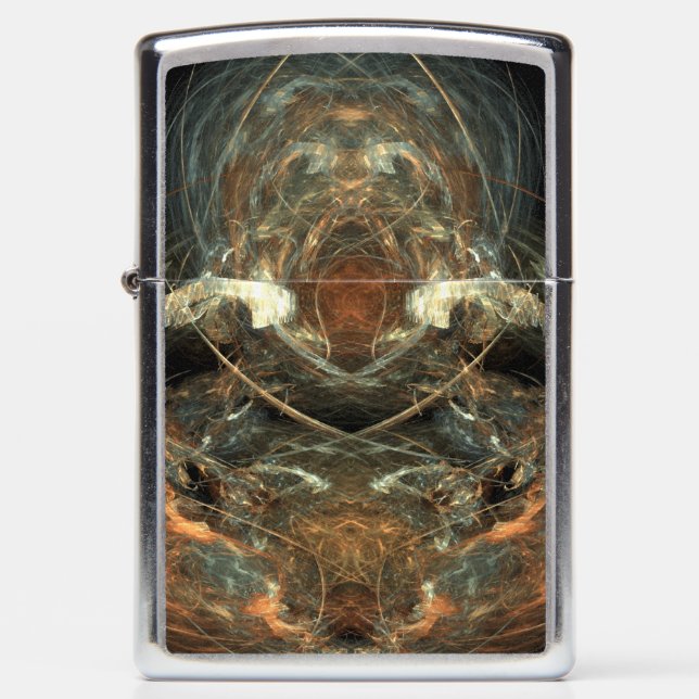 Fractal Views-160313-1 Zippo Lighter (Front)