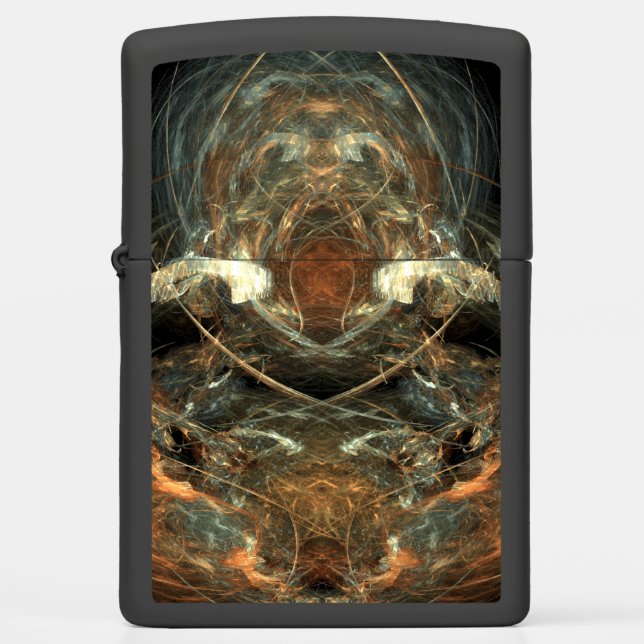Fractal Views-160313-1 Zippo Lighter (Front)