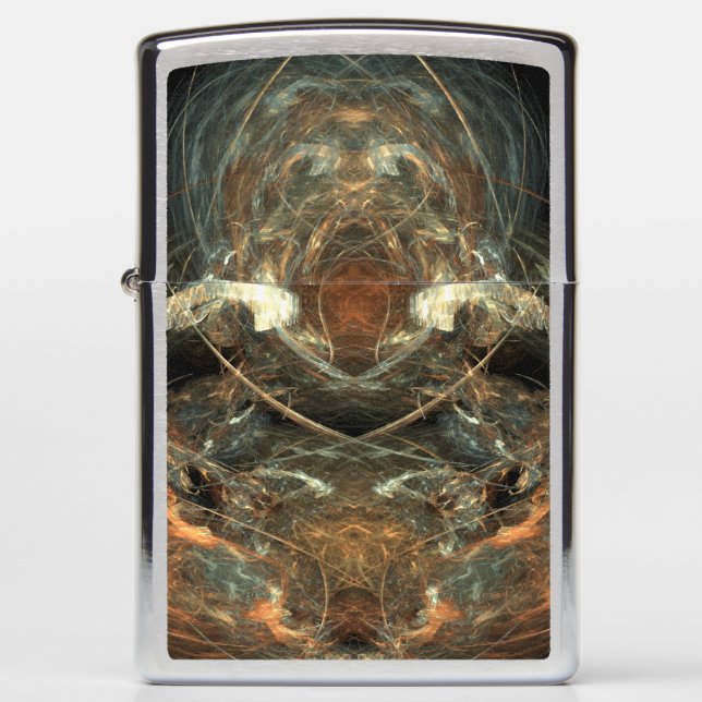 Fractal Views-160313-1 Zippo Lighter (Front)