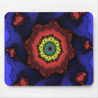 fractal wheel mouse pad