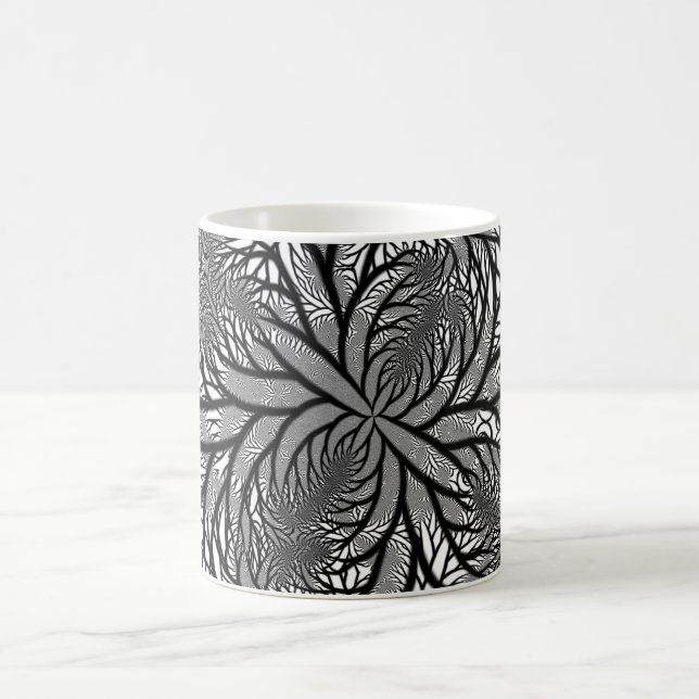 Fractal White Coffee Mug (Center)