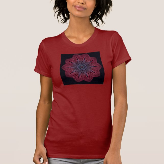 Fractal (Winter Blossom XZK) Women's T-Shirt (Front)