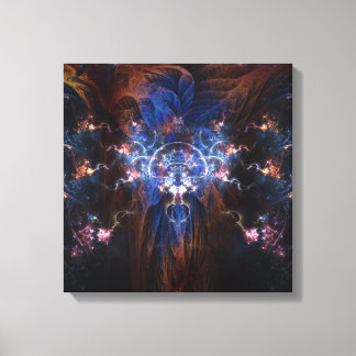 Fractal Wizard on wrapped canvas 16x16 Print