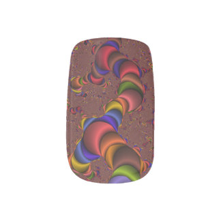 Fractal Worm Nail Art