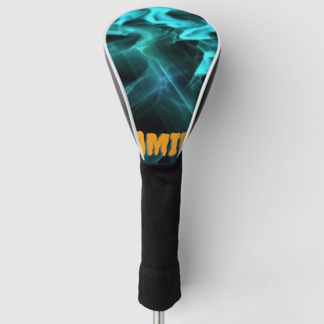 Fractal | Zazzle_Growshop. Golf Head Cover (Front)
