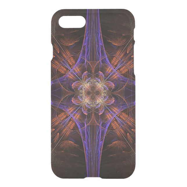 Fractal | Zazzle_Growshop. Uncommon iPhone Case (Back)