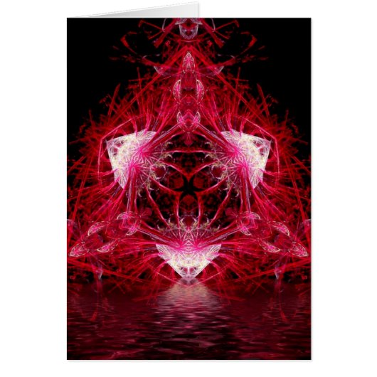 FractalART RedFaces Card (Front)
