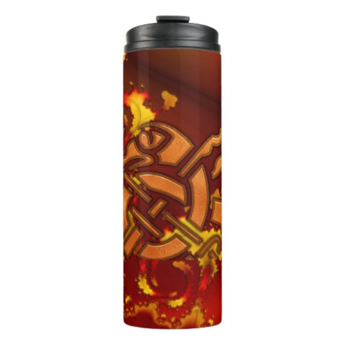 FractalCelt 1 Graphic Design Thermal Tumbler