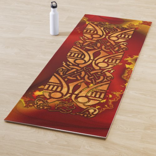 FractalCelt 1 Graphic Design Yoga Mat