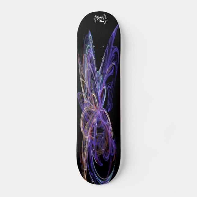 Fractalius Skateboard Deck (Front)