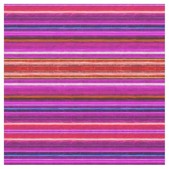 Fractalius Stripes E-W Pink Fabric (Close Up)