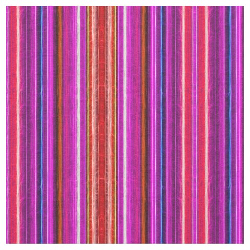 Fractalius Stripes N-S Pink Fabric