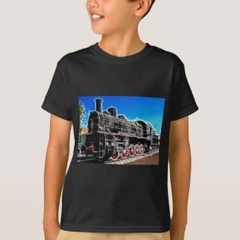 Fractalius Train T-shirt by Charliepips at Zazzle
