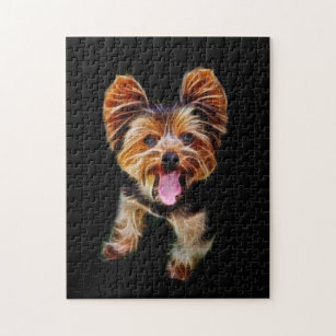  WZVZGZ Yorkie Dog 500 Piece Jigsaw Puzzle Jigsaw