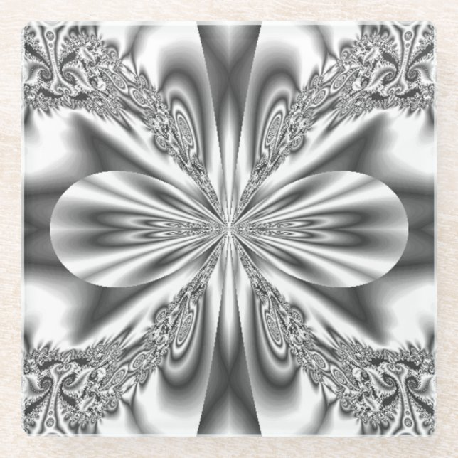 Fractalize Glass Coaster (Front)