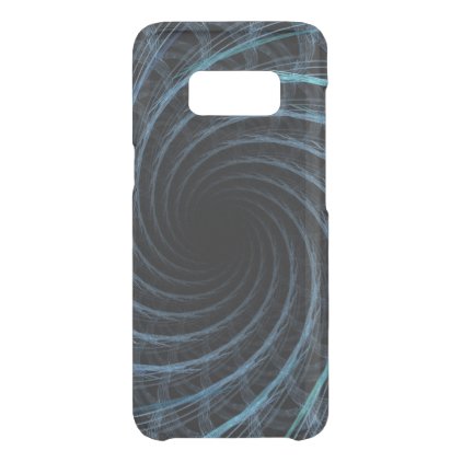 Fractalized Blue Spiral Uncommon Samsung Galaxy S8 Case