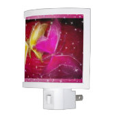 Fractalized Butterflies with Stars Night Light (Left)