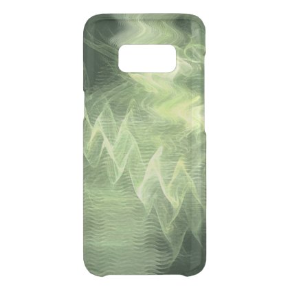 Fractalized Green Waves Uncommon Samsung Galaxy S8 Case