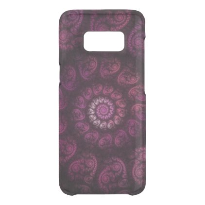 Fractalized Pink Spiral Uncommon Samsung Galaxy S8 Case