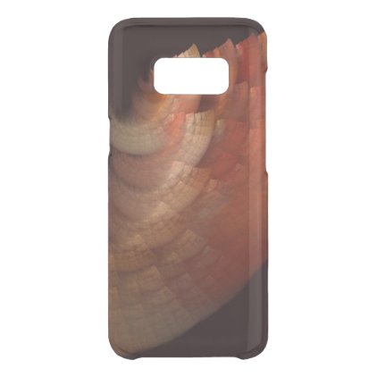 Fractalized Red Snail-Shell Uncommon Samsung Galaxy S8 Case