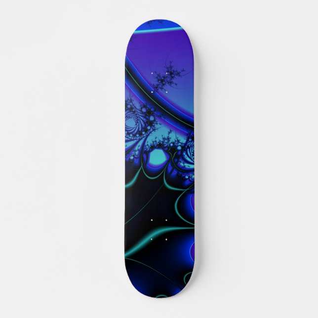 Fractals at Twilight Skateboard Deck (Front)