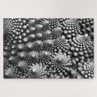 Fractals in Vegetable Aisle, Romanesco Broccoli Jigsaw Puzzle