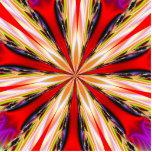 Fractalscope 25 cutout<br><div class="desc">This lovely kaleidoscope was digitally created from a fractal design and would be a fine addition to your home,  office,  or anywhere. Feel free to add your own words/pictures/background color via Zazzle's great customization tools.</div>