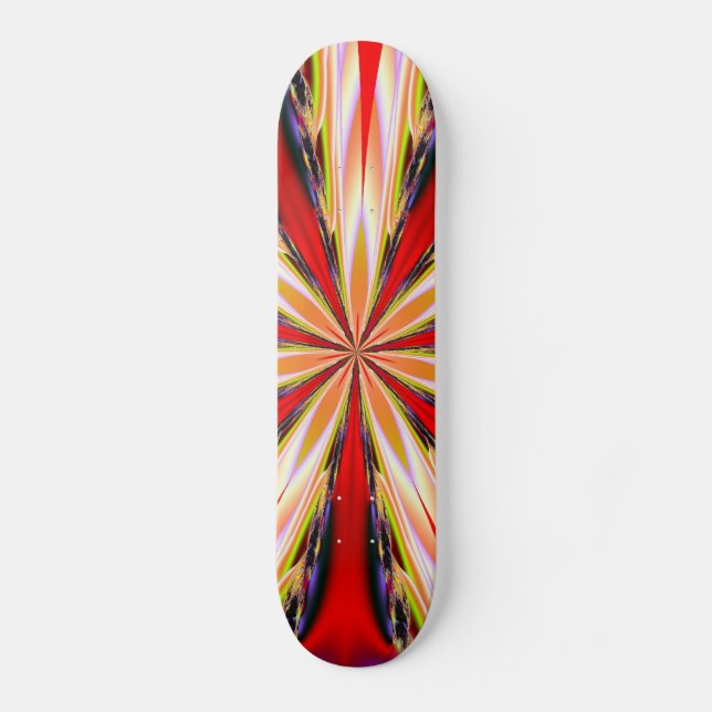 Fractalscope 25 skateboard deck (Front)