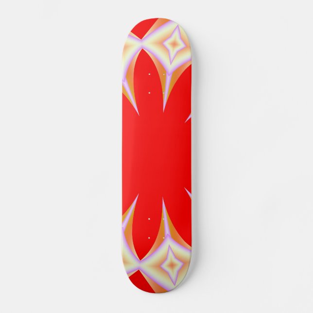 Fractalscope 29 skateboard deck (Front)